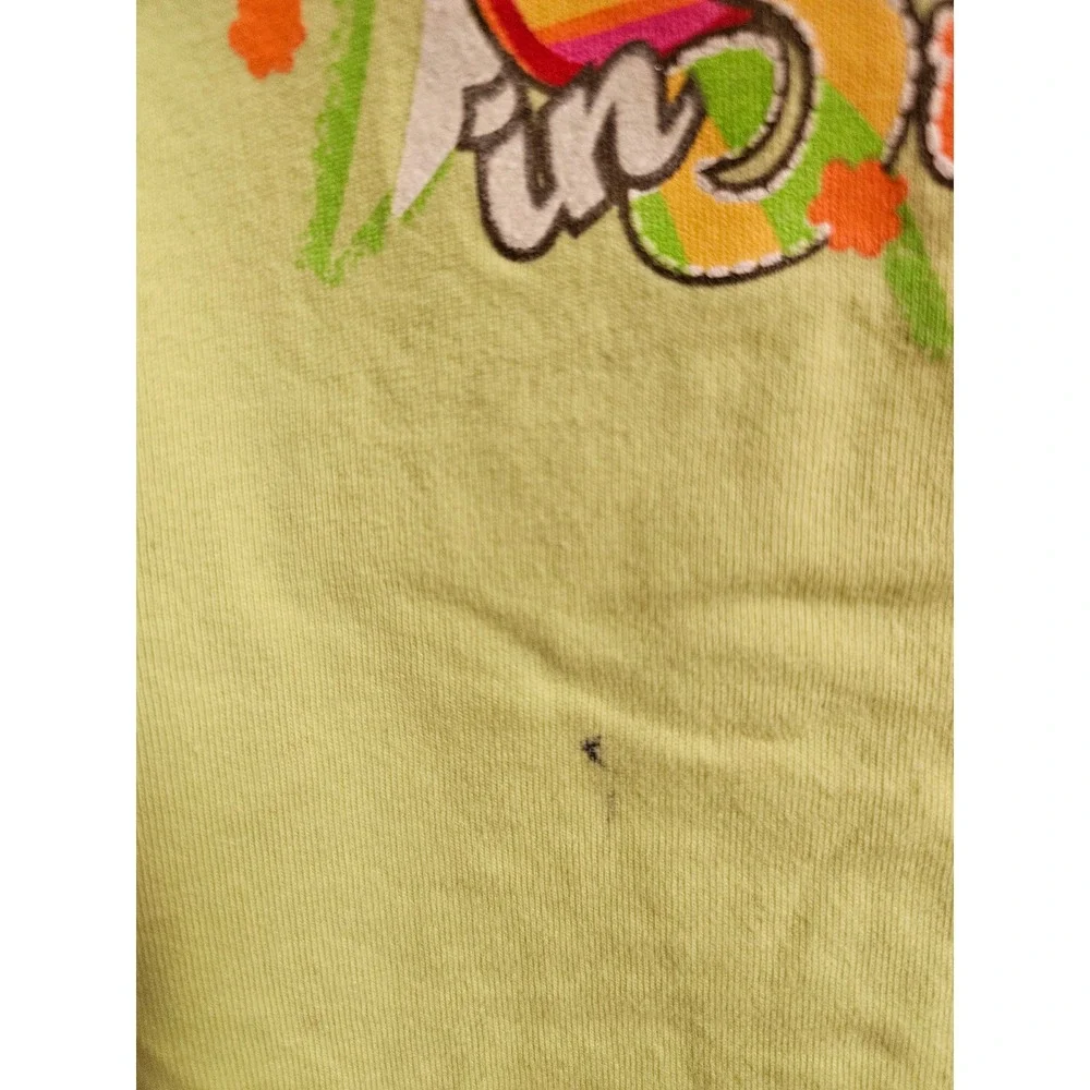 The Children's Place Girls Lime Green Flip Floppin In Style Graphic Tee 4T